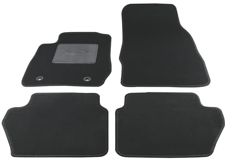 Bottari 39047 Set Tappeti Auto su Misura in Moquette per Modello Fiesta produzione dal 2008 ad oggi , Nero, 4 Pezzi