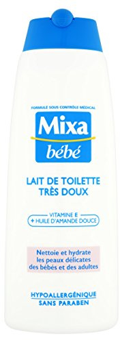 Mixa Bébé Lait de Toilette Très Doux, 250ml