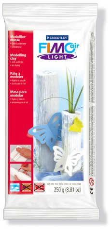 STAEDTLER 8131 - Fimoair Light Modelliermasse, 250 g, weiß