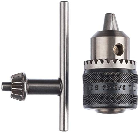Bosch Accessories Professional Zahnkranzbohrfutter (Spannbereich 1 - 10 mm, Aufnahme 3/8 - 24, Rechts- und Linkslauf, Zubehör Bohrmaschine), Mehrfarbig
