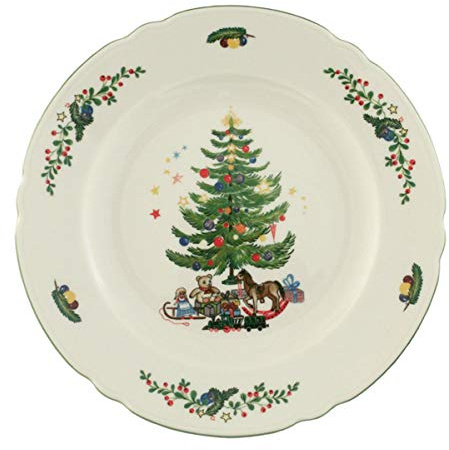 Seltmann Weiden 001.291068 Speiseteller Rund, 25.3 x 25.3 x 2.3 cm, Grün/Bunt