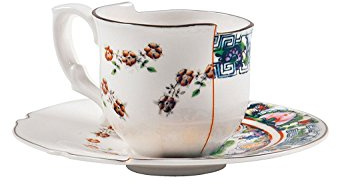 Tazzina da Caffe' con Piattino in Porcellana Hybrid-Tamara
