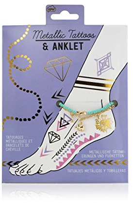 Metallic Tattoos & Fusskettchen