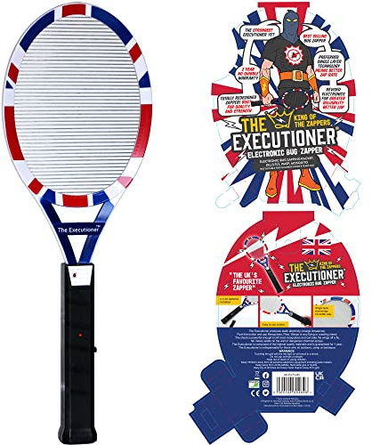 The Executioner Raquette Anti-Mouche électrique pour Usage intérieur ou extérieur