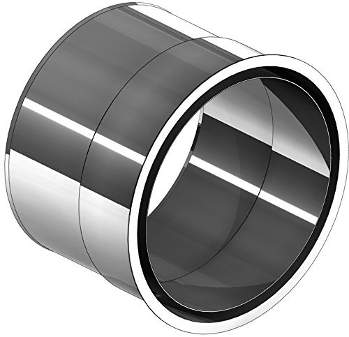 Wandfutter doppelt aus Edelstahl, für einwandige EW Schornsteine, EW einwandig, Wandstärke 0,6mm; 130 mm Innendurchmesser, Edelstahl
