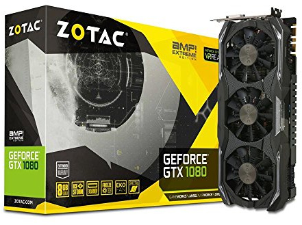 ZOTAC GeForce GTX 1080 AMP Extreme, 8 GB, GDDR5X