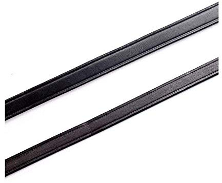 Reins Einfarbiges Leder Billet Verschlüsse schwarz oder braun - Braun, Pony 1/2