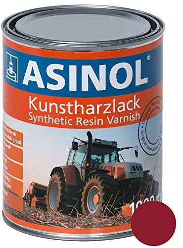 ASINOL EICHER ROT 1.000 ml Kunstharzlack Farbe Lack 1l Liter Dose