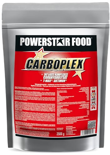 Powerstar CARBOPLEX Kohlenhydrate-Komplex 2500 g | Deutsche Herstellung | Alternative zu Cluster Dextrin | Kohlenhydrate-Pulver für Weight Gainer