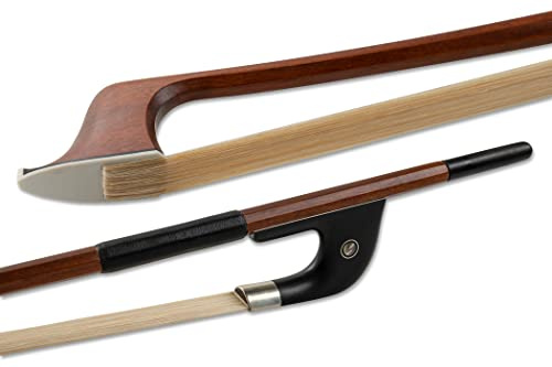 GEWA double bass bow, 3/4, octagonal stick, german model, nickel silver with stamp, H. Walter Zapf