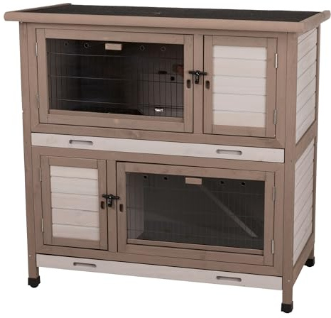 Trixie 62403 'Natura'Kaninchenstall m.Unterschrank,158×121×63cm