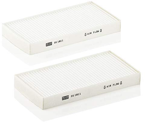 MANN-FILTER CU 1811-2 Filtro aria cabina (set da 2) - per Autovetture + veicoli commeriali