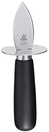 triangle 54 201 06 02 Austernöffner mit Holzgriff Made in Solingen/Germany Edelstahl rostfrei Austernmesser breite Klinge Handschutz