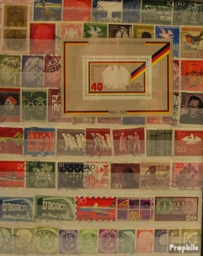 Prophila Collection BRD (BR.Deutschland) 150 Verschiedene Marken aus den Jahren 1949 bis 1969 (Briefmarken für Sammler)