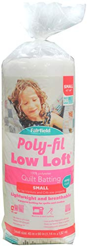 Fairfield Poly-Fil Low-Loft Batting Crib 45 X 60