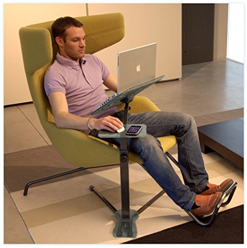 Laptoptisch Lounge-Book Crystal. Heimarbeit von zuhause aus.