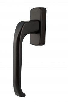 Fenstergriff aus Aluminium Dolly, pulverbeschichtet braun, RAL 8019 35x10 mm (25 ST)