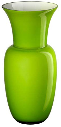 CRISTALICA Blumenvase Modern Dekoration Glasvase Marie Gala 33cm Grün