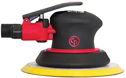 Chicago Pneumatic CP7255E - Lijadora orbital aleatoria de palma de 6 pulgadas, órbita de 5 mm