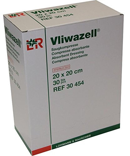 VLIWAZELL Saugkompressen 20x20 cm steril 30 St