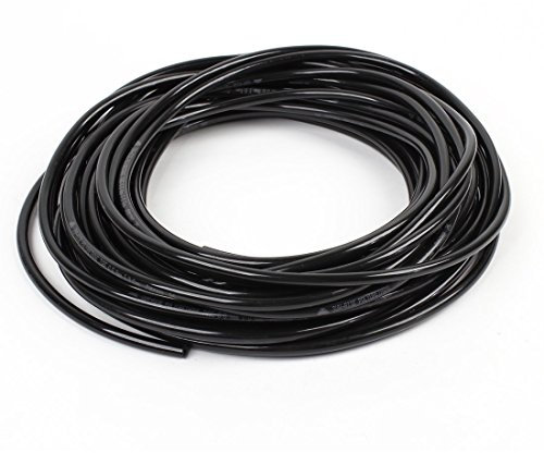 sourcingmap - Noir - 8 mm Ø extérieur 5 mm 20 m ID Sourcingmap Tuyau pneumatique avec chambre à Air