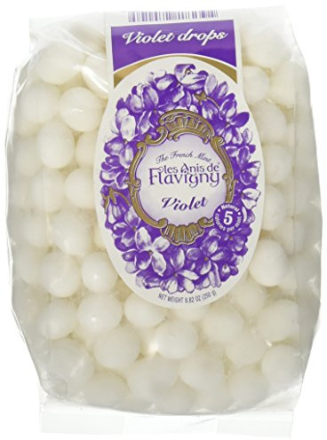 Violet Abbaye De Flavigny Anise Drops All Natural Bulk 8.82 Oz Bag