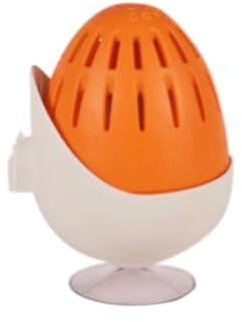 Eco Egg Laundry Egg Holder - Breathable Cup with Suction Pad to Securely Your Washing Pellets, Prevent Spills & Keep Laundry Area Fresh - 10x8x8 cm - White