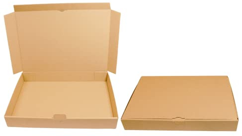 MyPack 400x Maxibriefkartons Versandkartons Faltschachtel Faltkarton Maxibrief Karton 320 x 225 x 50, Braun, MB-4