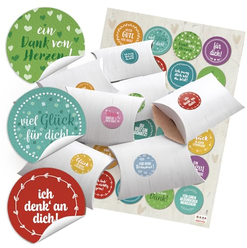 Logbuch-Verlag 24 Sprüche Schachtel Geschenkschachtel klein Gastgeschenk Verpackung Kinder Kollegen Weihnachten Fest Give-away Mitgebsel 14,5 x 10,5 x 3 cm