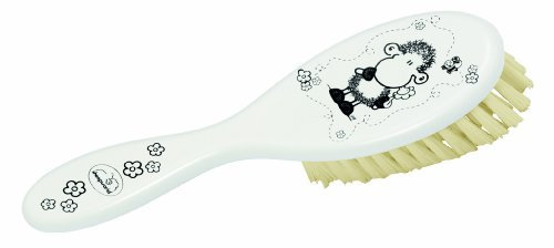 Fashy 1692 22 sheepworld Baby-Bürste mit echtem Ziegenhaar und Kamm