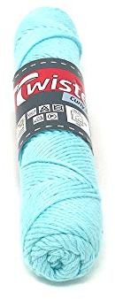TWISTER Häkelgarn Curly Nr.61 hell-türkis