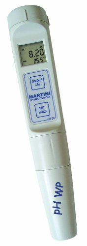 Milwaukee pH58 LED Combination Waterproof Pocket pH/ORP/Temp Tester with Replaceable Electrode, -2.00 to 16.00 pH, +/-0.05 pH Accuracy, 0.01 pH Resolution
