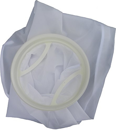 Tomodachi Filterstrumpf Filterbeutel Nylon 55 Micron Stabiler PE-Kragen trommelfilterfein feiner als Spaltsieb leicht zu reinigen entfernt Schmutzpartikel im Koiteich Gartenteich Pool 55µ Feinfilter