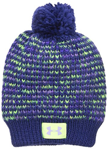 Under Armour Little Girls' Speckle Beanie, European Purple, 4-6X