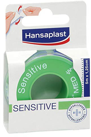 Hansaplast Sensitiv Pflaster 5 m x 1.25 cm