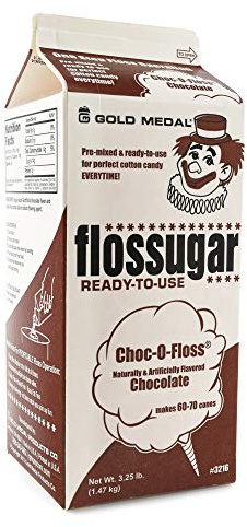 Gold Medal Chocolate Candy Floss Sugar, 52 oz - 1/2 Gallon