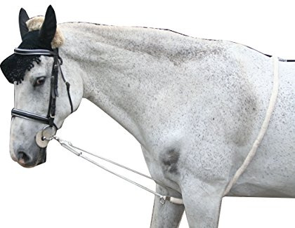 ARBO-INOX Longierhilfe Baumwolle Pony weiß 2m