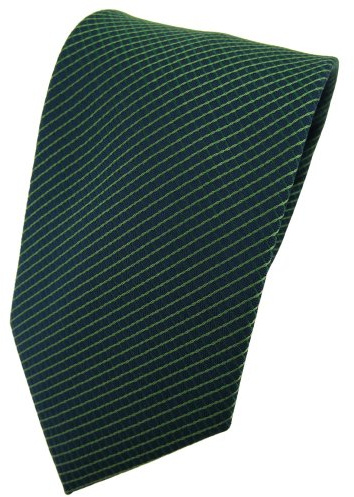 TigerTie Krawatte grün dunkelgrün kariert - Tie Binder