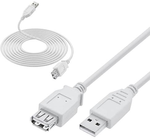 InLine 34610X USB 2.0 förlängning, kontakt/uttag, typ A, beige/grå, 1 m