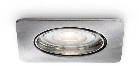 Philips Smart Spots LED-Einbauspot Alcor 1-flammig 3,5 W, stahl gebürstet 596801716