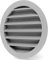 calimaero® WSGG Rejilla de Ventilación con Mosquitera 160mm Aluminio Fundido Robusto, Rejilla Ventilacion Redonda para Autocaravanas, Caseta de Jardín, Garaje, Estable a los rayos UV a prueba de óxido