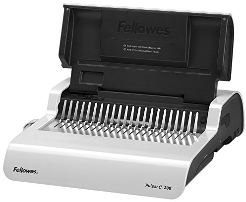 Fellowes 5216701 Electric Plastic Comb Binding Machine,17x15-2/5x5-1/8,WE
