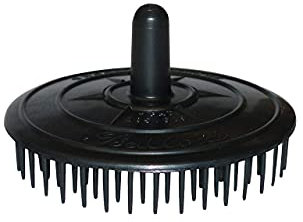 Massagebürste Massageboy Haarbürste Bürste 8 cm Durchmesser Made in Germany, Farbe:schwarz