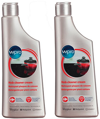Wpro sgrassatore detergente crema per Sharp piano cottura a induzione in vetro, ceramica e vetro (250ML, confezione da 2)