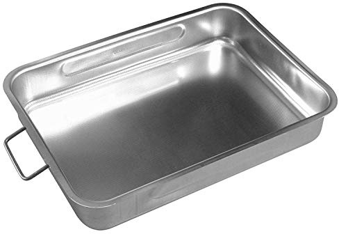 steel pan Sud417 Teglia, Stainless Steel, Argento, 60X40