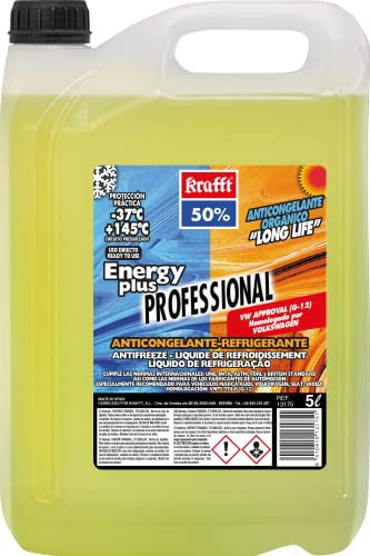 krafft - Anticongelante para Vehículos CC-Energy plus-50 5l Amarillo