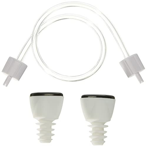 Caso Weinstopfen 2er Set, passend Vakuumierer, versiegen Sie angebrochenen Wein luftdicht-das Aroma und der Geschmack bleiben erhalten, Kunststoff