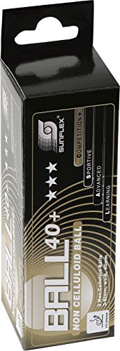 Sunflex 40 Plus 3 Star Tischtennis Ball – Mehrfarbig