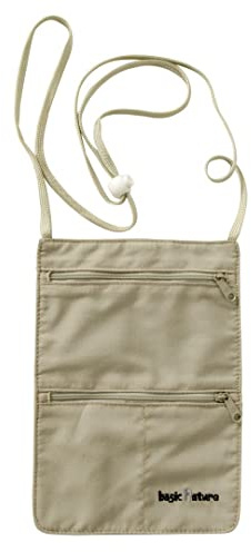 BasicNature Undercover Brustbeutel Undercover Sand One Size