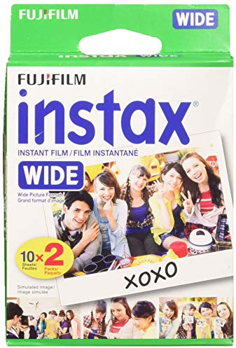 Fuji Film Large Couleur instantané Instax pour Appareil Photo 200/210–2 Lots de Deux – 40 P...
